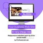 Designing Cheap Web Site at Rs.2999/- only