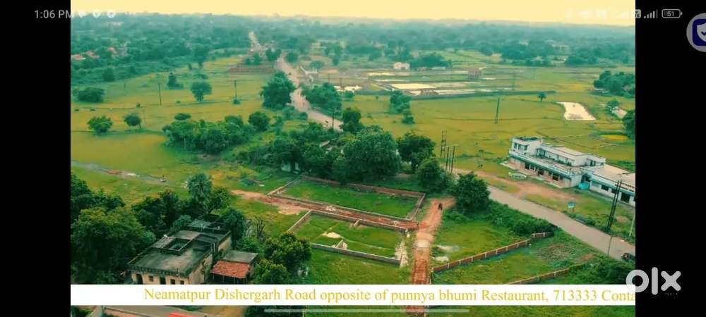 Neamatpur to Dishergarh Road plot is opposite of saptarthi restaurant