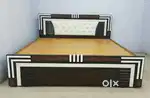 King size wooden bed...
