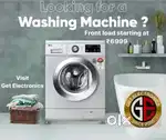 WASHING MACHINE FRONT LOAD AND TOPLOAD AVAILABLE IN REASONABLE PRICE