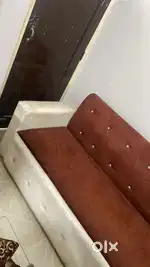 Bed with sofa set