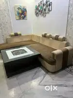 Sofa set beige colour