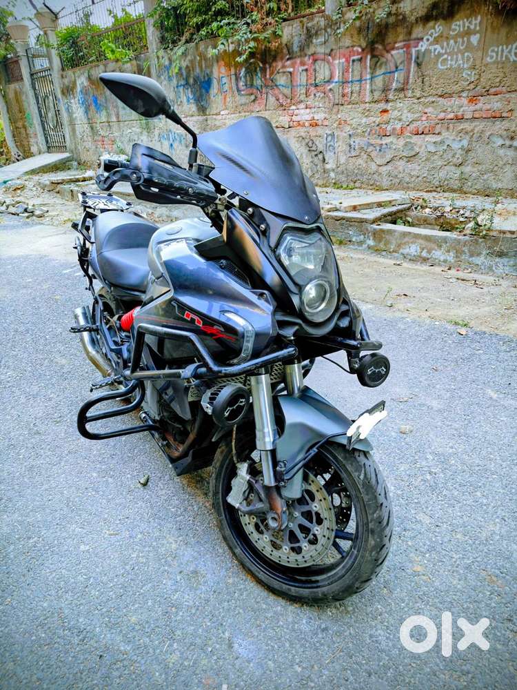 Benelli 600 TNT GT ready for adventure ride with all accessories
