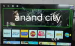 43 inch smart android frameless led tv with 600 free channel