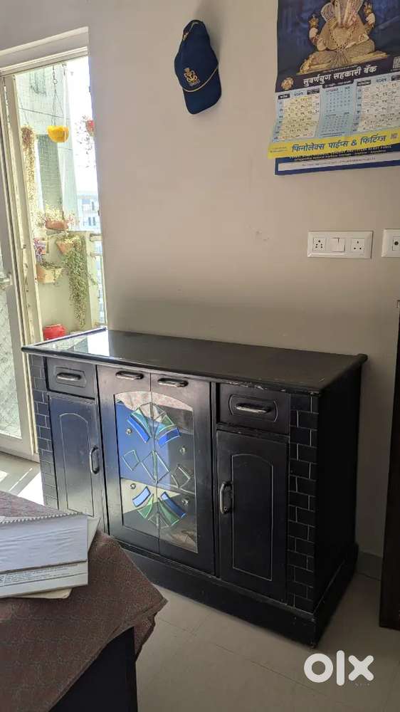 TV Table with Cupboard