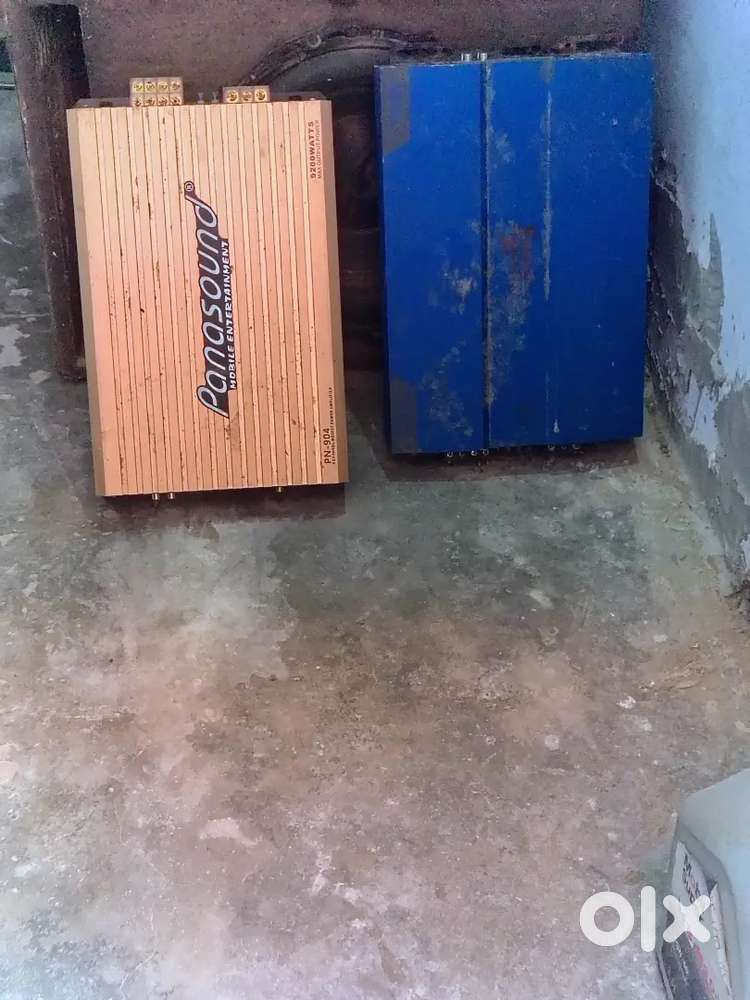 Woofer and 2 amplifier