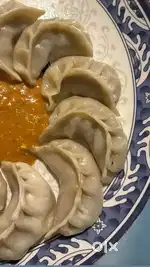 Veg Momos...Chicken Momos