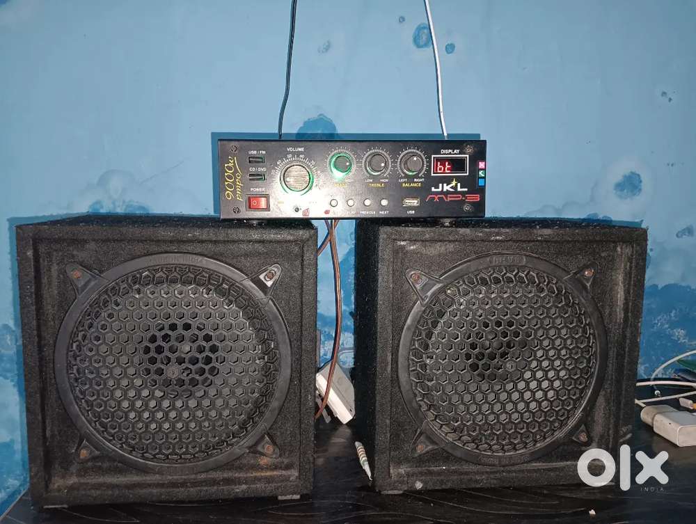 JKL Amplifier and 8×8 inch Speaker