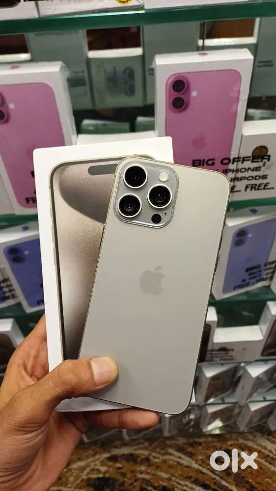 IPHONE 15 PRO AVAILABLE REFURBISHED VARIENT BILL BOX KIT AVAILABLE 512