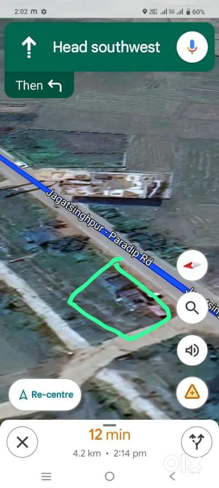 Plot forsale Jagatsinghpur Jaipur road side NH plot