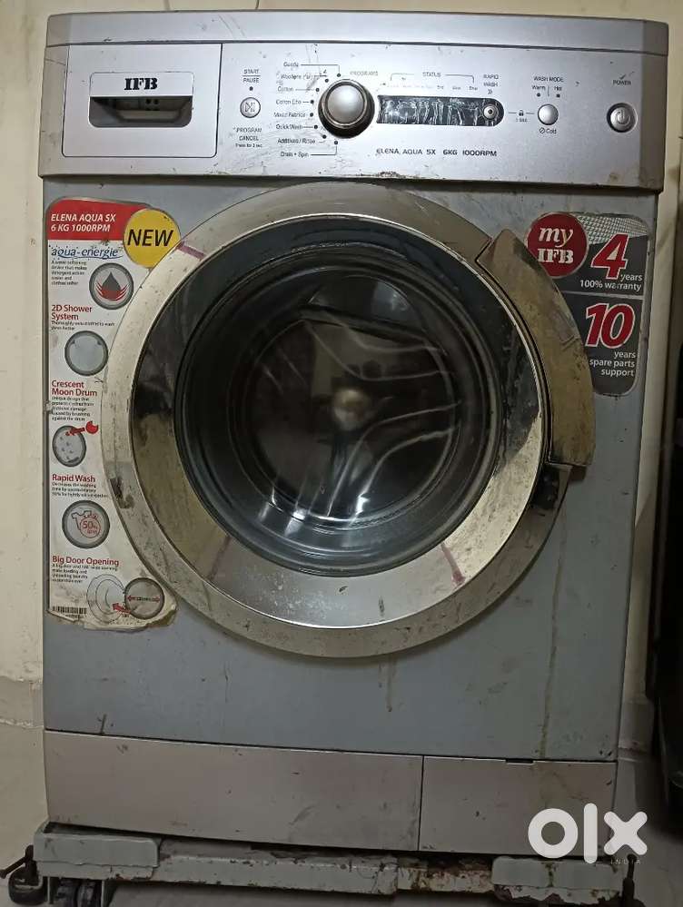 IFB front loading 6 kg 1000 RPM washing machine running condition