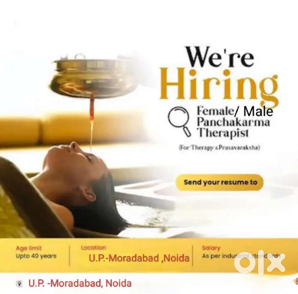 Receptionist cum Panchakarma Therapist