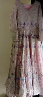 Reception gown wedding gown