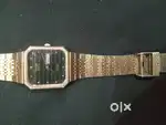 Titan antique gold plated watch