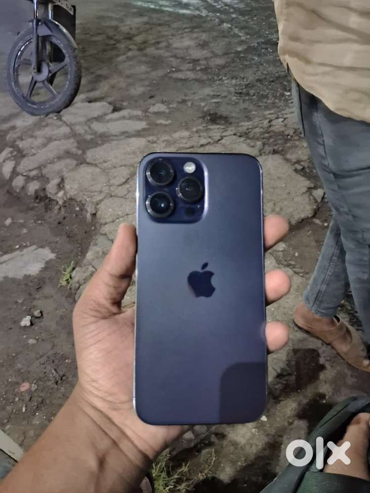 iPhone 14 Pro Max colour purple 128GB   . battery health, 79.