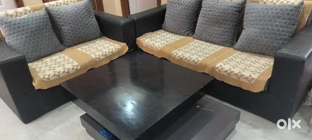 Sofa with table