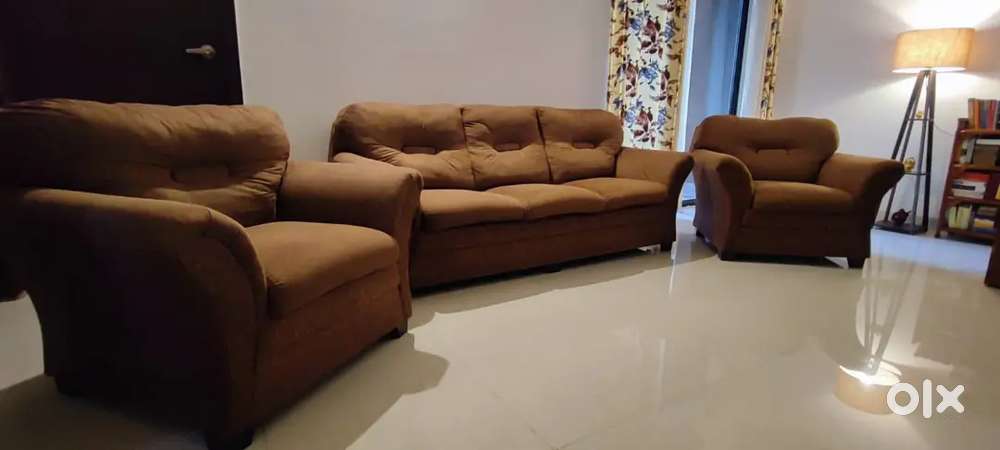 Sofa Set (Brown)
