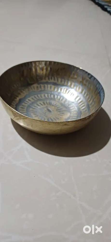 Old brass bowl
