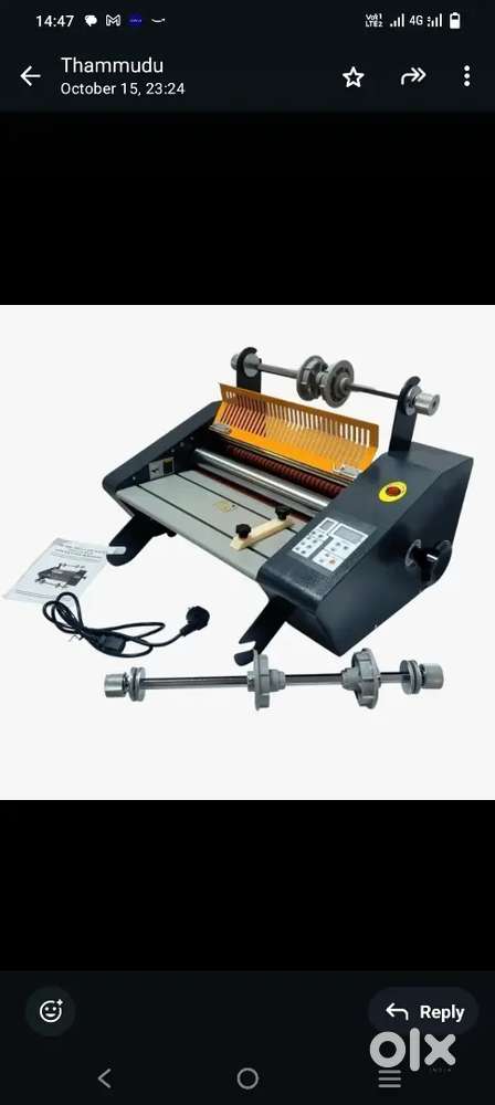Roll lamination machine