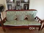 Wooden 3 seater sofa 2 in number