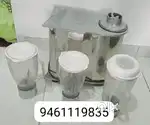 Mixer grinder with 3 stainless jars