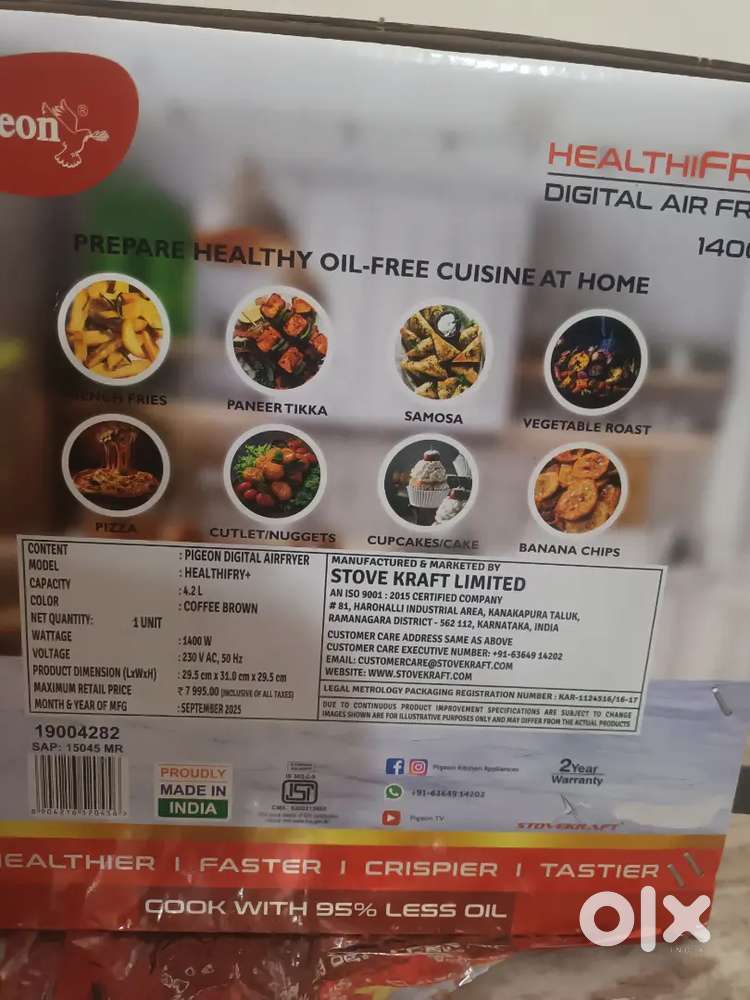 New Air fryer