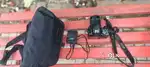 DSLR camera canon 1000d charger aur battery
