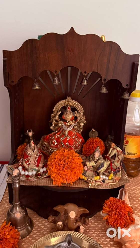 Small wooden Pooja mandir