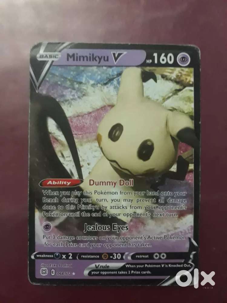 Mimikyu v pokemon card