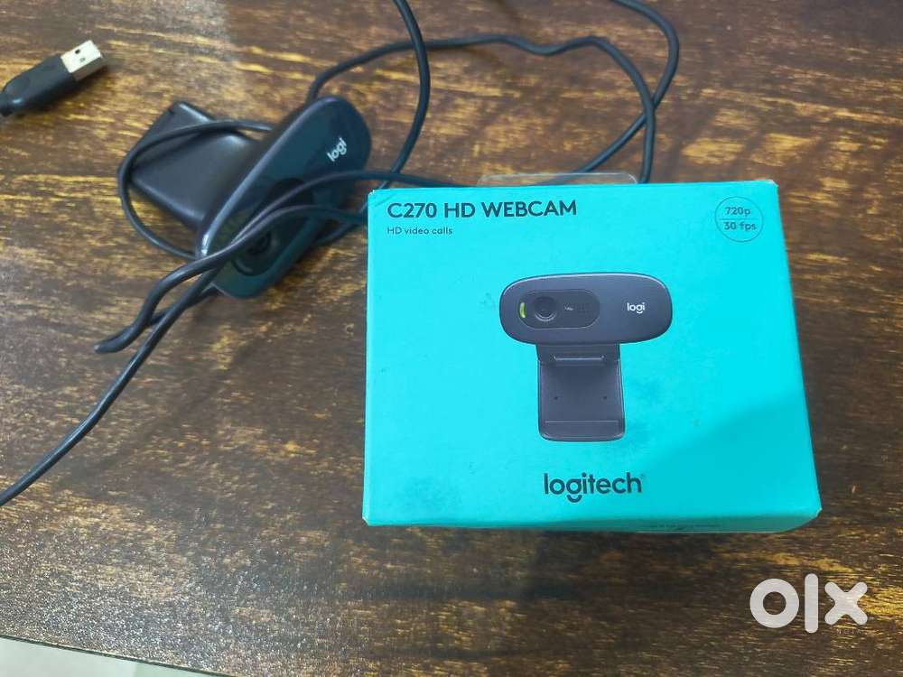Logitech HD Webcam C270 (Black) with Box