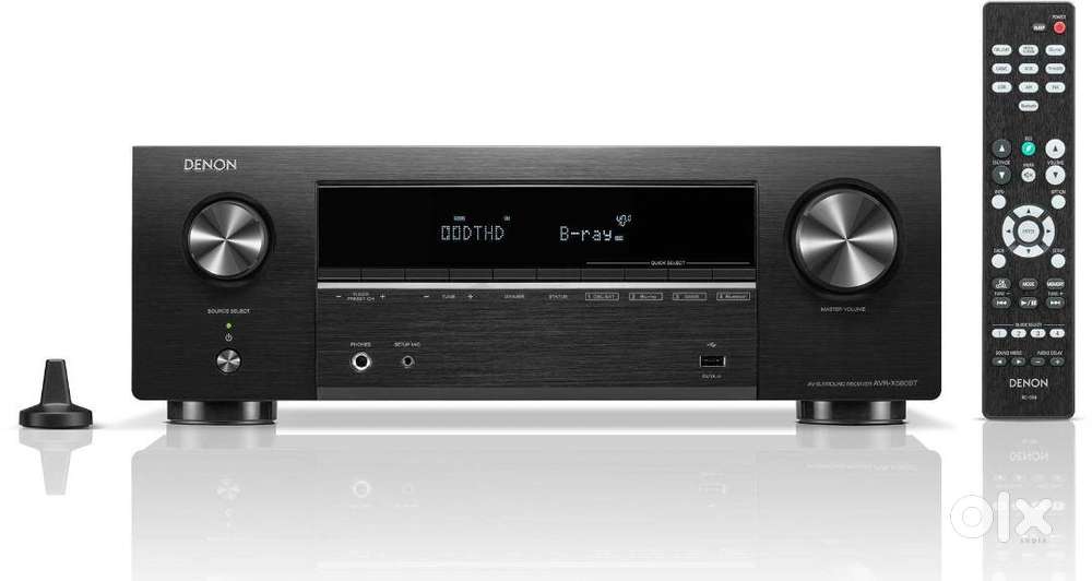 Denon AVR X580BT 5.2 Channel 8K AV Receiver with Dolby TrueHD DTS-HD
