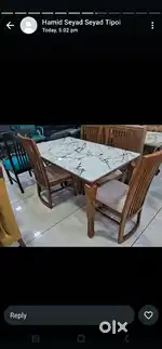 Brand new 4 sit dinning tebal