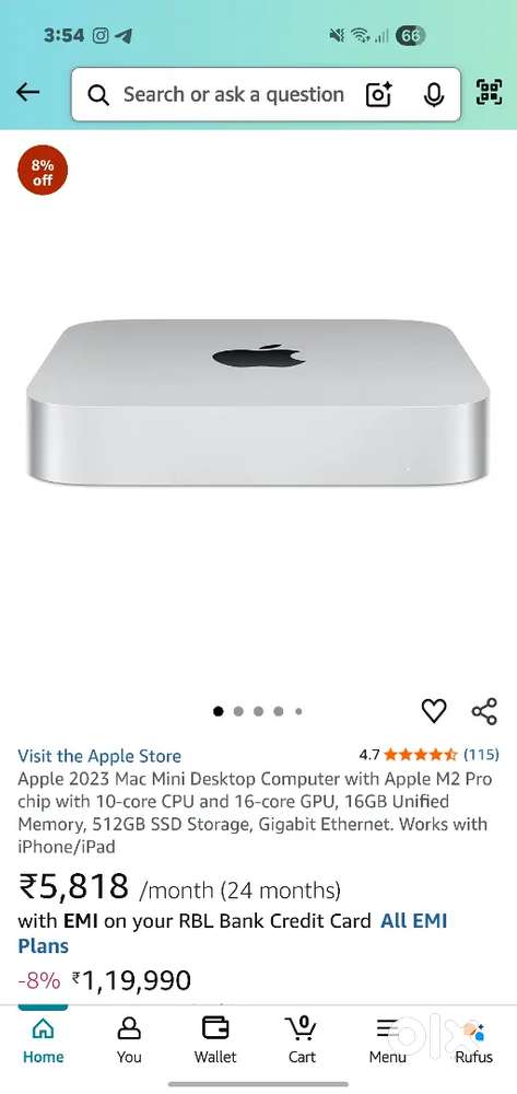 Mac mini m2 Lightly used