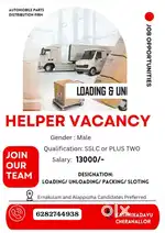 Helper vacancy