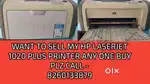 Want to sell my laserjet printer