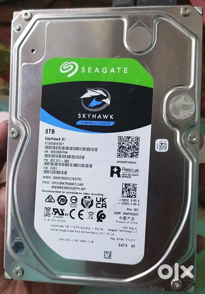 8tb (8000gb) hard disk in fresh condition