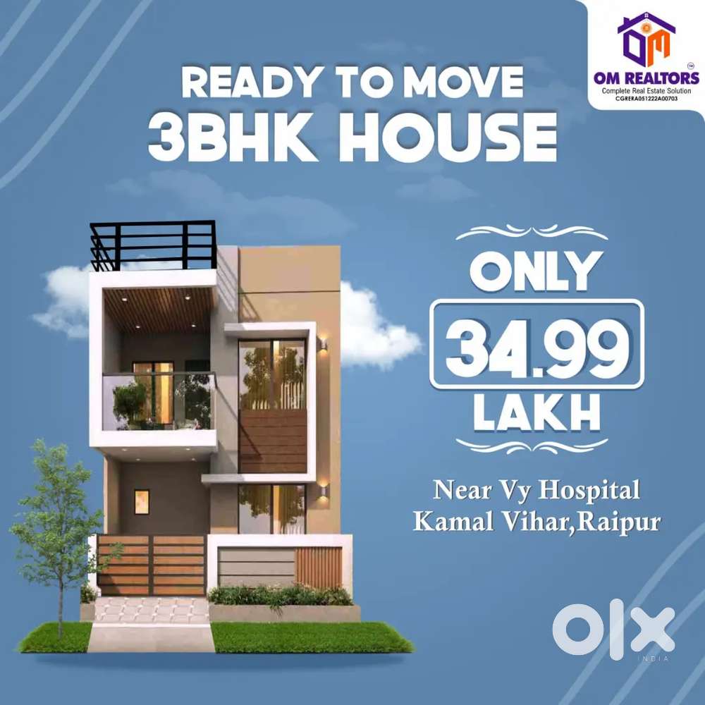 OM REALTOR PRESENT :-3BHK ( READY TO MOVE )