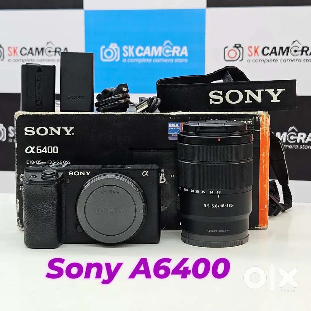Sony A6400 with 18-135mm Lens Versatile Mirrorless Camera SK24.