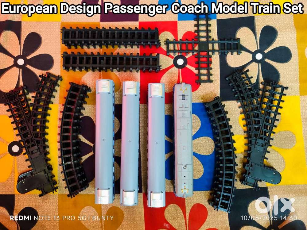 European Model Passenger Coach Train Set