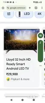 DISPLAY వేయించుకోవాలి LLYOD 32INCH SMART TV