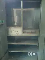 Wardrobe with metal tijori