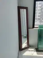 Aesthetic Mirror with Wooden Frame – Ideal for Photos & Interiors