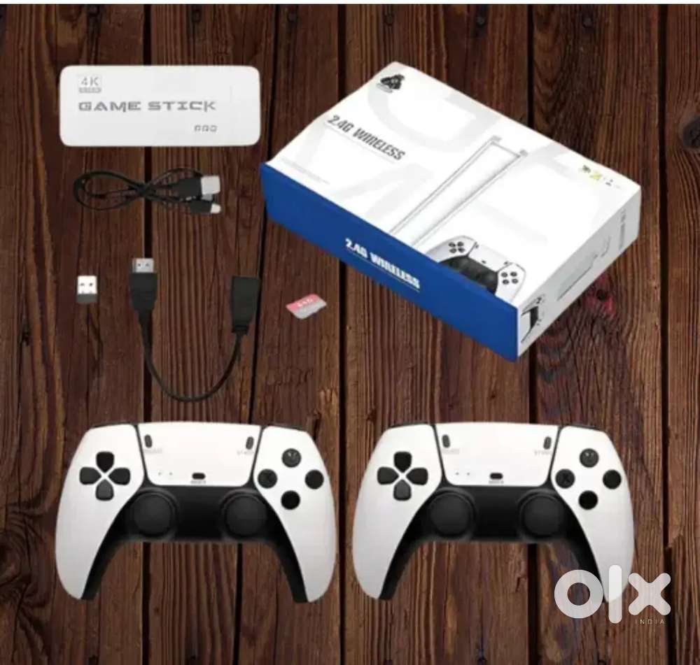 New Wireless Video Game Console, 4K HD Game Stick for TV, Retro Gaming