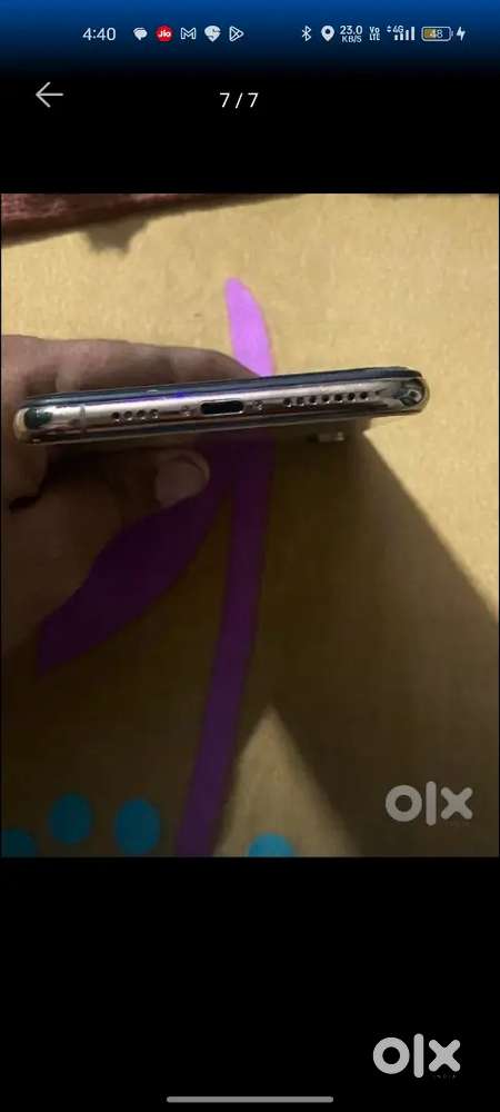 iPhone xs max 64 gb with box and charger 5W