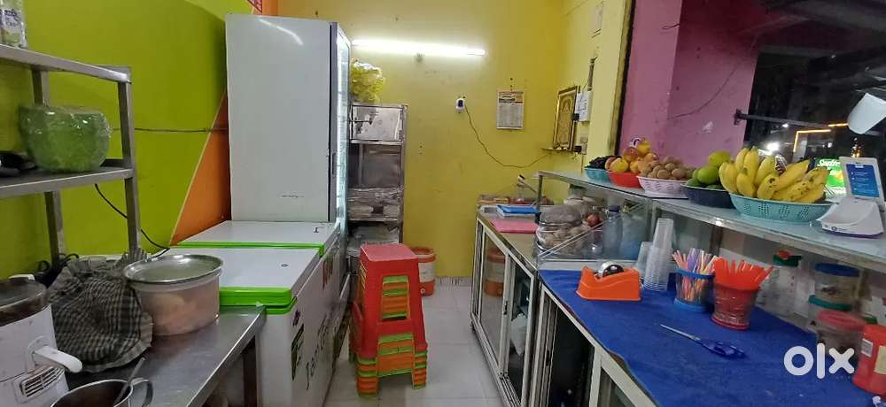Fresh juices ice cream and snacks( good business)