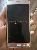 Back button not working touch wotking condition