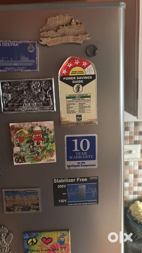 565L Hitachi refrigerator double door, well maintained