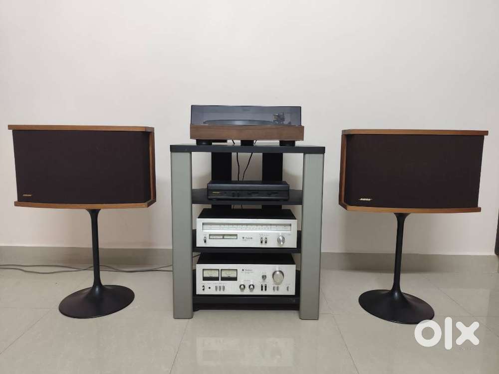 Technics Rack with Bose Turntable, Equalizer and Bose 901 Speakers
