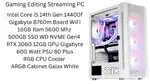 Gaming Editing PC with 12GB GPU I5 14th Gen 16GB DDR5 500GB Gen4 SSD