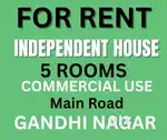 Main Road Facing  Property  5 Rooms   Hospital Road, Gandhi Nagar